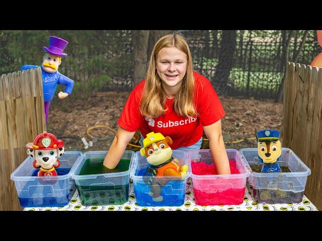 Assistant Explores the Halloween Fort to Find Paw Patrol Trapped in Slime