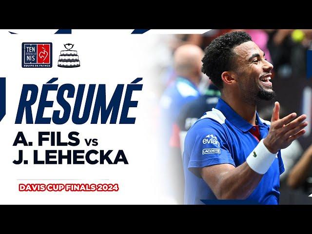  RÉSUMÉ Fils vs Lehecka | Davis Cup Finals 2024