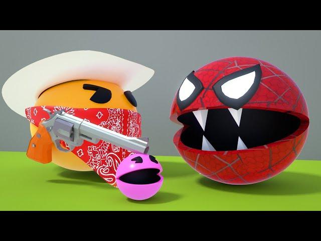 Spider Pacman VS Pacman