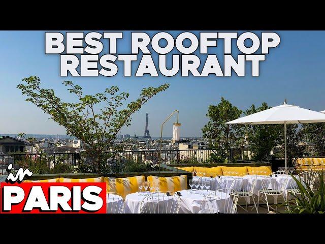 Best Rooftop Restaurant in Paris - Perruche at Le Printemps