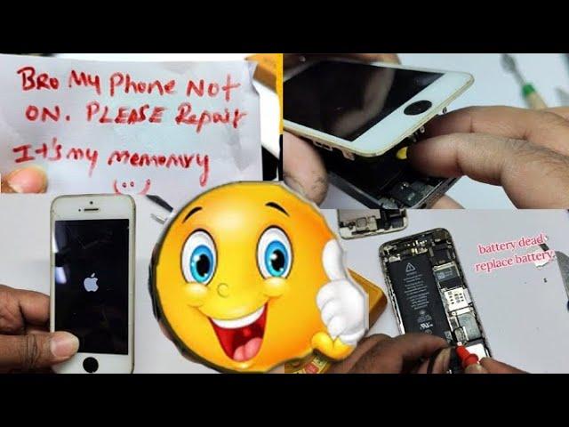 iPhone 5s dead condition repair | iPhone 5s battery replacement 2024