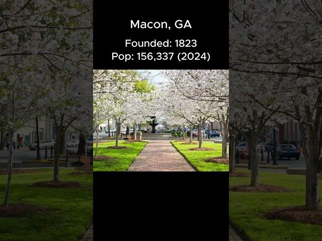 Random US Towns: Macon, GA #shorts