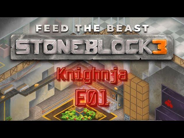 StoneBlock 3 E01 - Starting Fresh, Punching.. Stone?