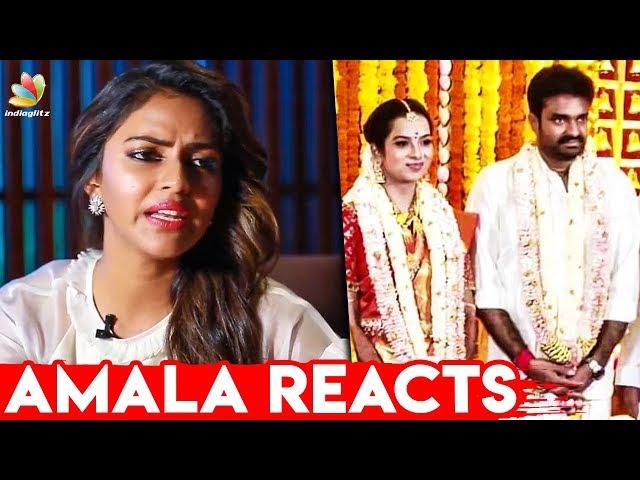 Amala Paul Reacts to Ex-husband AL Vijay's Marriage I Latest Tamil Cinema News