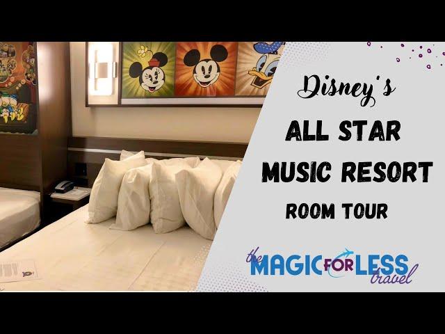 Walt Disney World’s All Star Music Resort Room Tour.