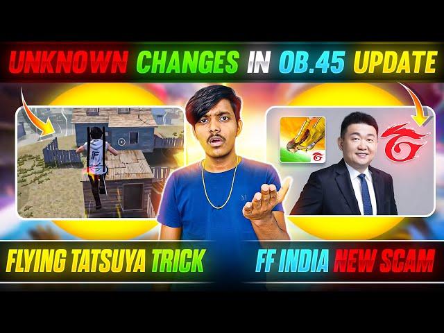 OB45 Update Free Fire || FF india News|| Free Fire Ob.45 Update