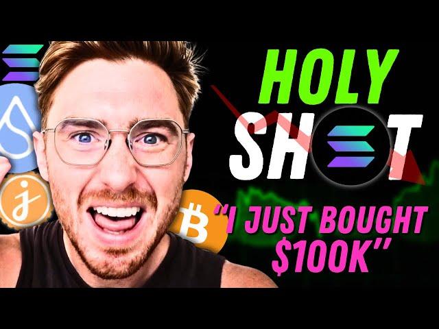 SOLANA HOLDERS: I JUST BOUGHT $100,000!!! Crypto Crash Over or Just Starting?