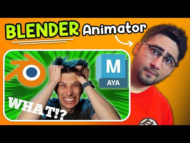 REACTING to 'Maya Animator Tries Blender'