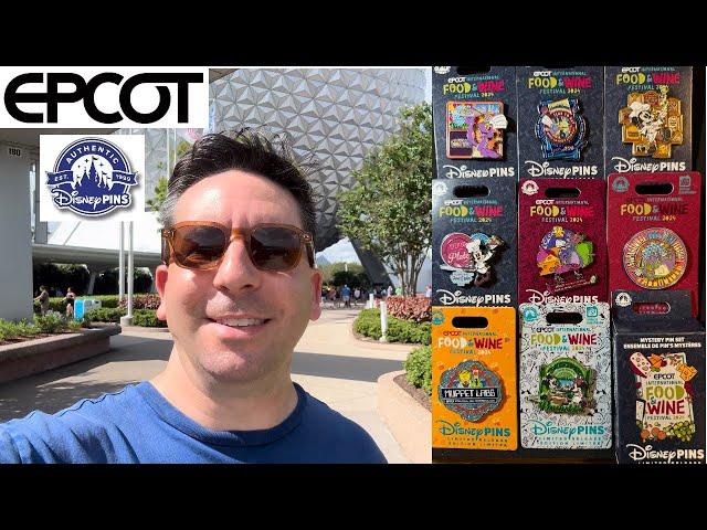 EPCOT FOOD & WINE FESTIVAL 2024 DISNEY PINS!