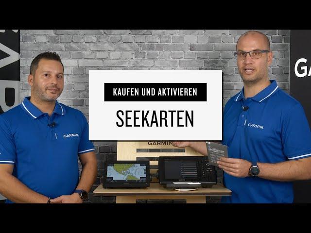 Garmin Seekarten: Kartenmaterial wählen, Karten auf Kartenplotter übertragen, aktivieren und mehr