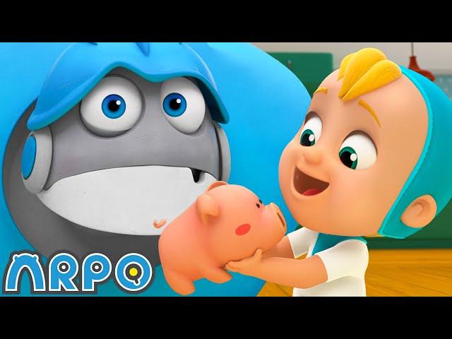 What's That Annoying Squeak!? | 2 HOURS OF ARPO! | Funny Robot Cartoons for Kids!