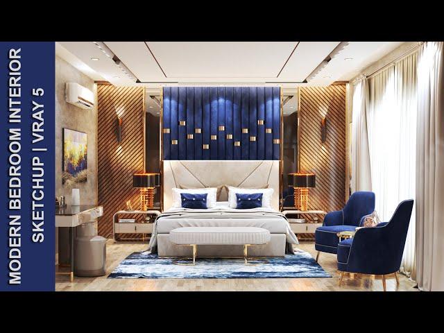 Modern Bedroom Interior | Star Studio 3D | Naveed Aslam