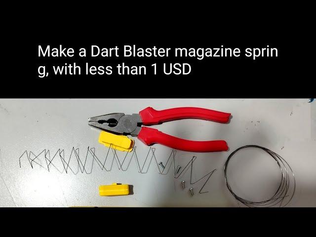 How to make a magazine spring from very cheap spring wire and some patience