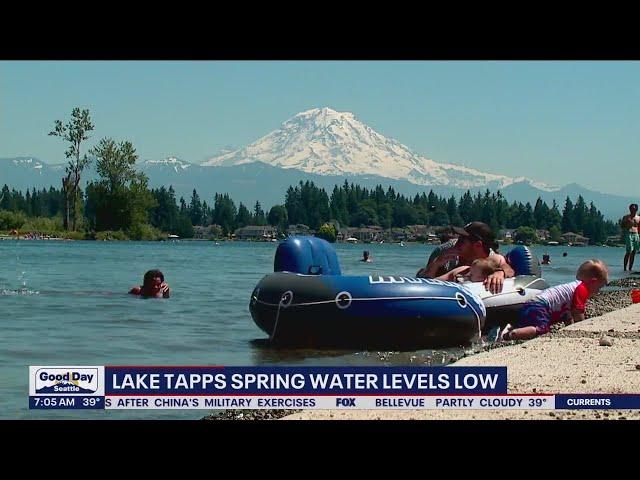 Lake Tapps spring water levels low