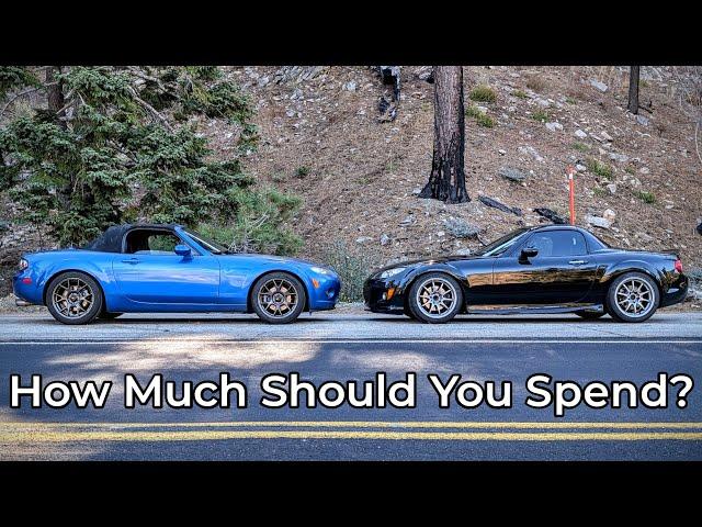 High vs Low Budget Mazda NC Miata - Head to Head Review!