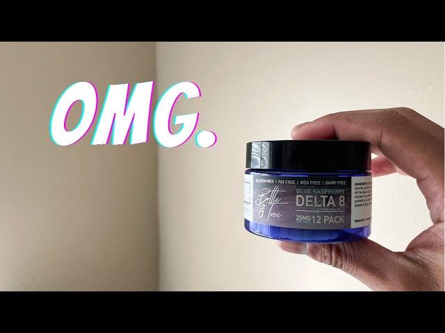 So I tried Delta-8 gummies for the first time… | Bottle & Tree Delta-8 Gummies Blue Raspberry Review