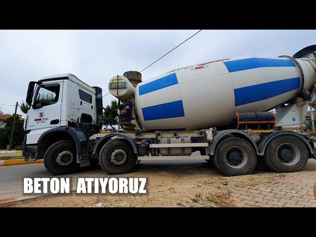 BETON NASIL ATILIR 2 !! PUTZMEISTER BETON POMPASI VE MİKSERLER