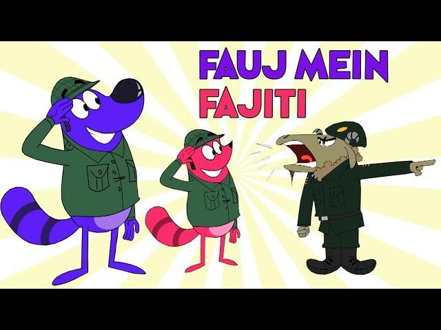 Fauj Mein Fajiti Ep 2 Pyaar Mohabbat Happy Lucky Indian Indian  Cartoon Show