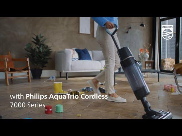 Philips AquaTrio Cordless Wet and Dry Vacuum 7000 Series | XW7110