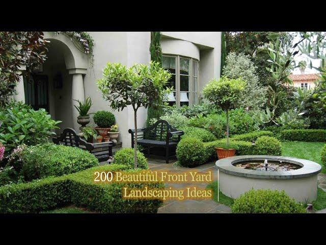 200 Beautiful Front Yard Garden Landscaping Ideas