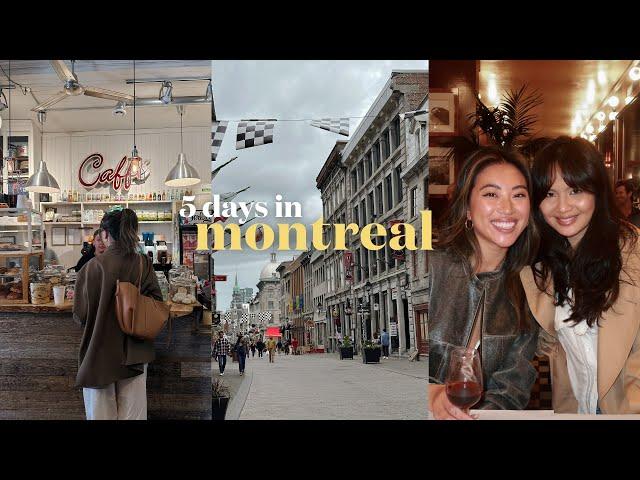 MONTREAL TRAVEL VLOG: girls trip, cutest cafes + best bagel ever? 