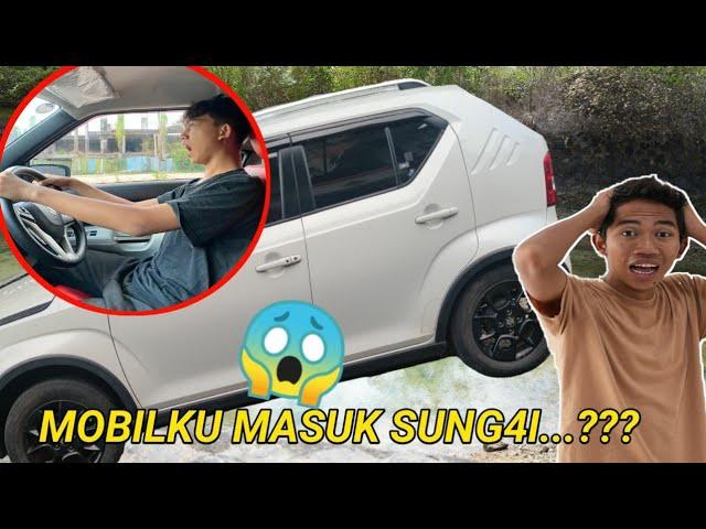 SAPUTRA NEKAT NYETIR MOBIL MALAH MASUK SUNGAI?! | Mikael Family