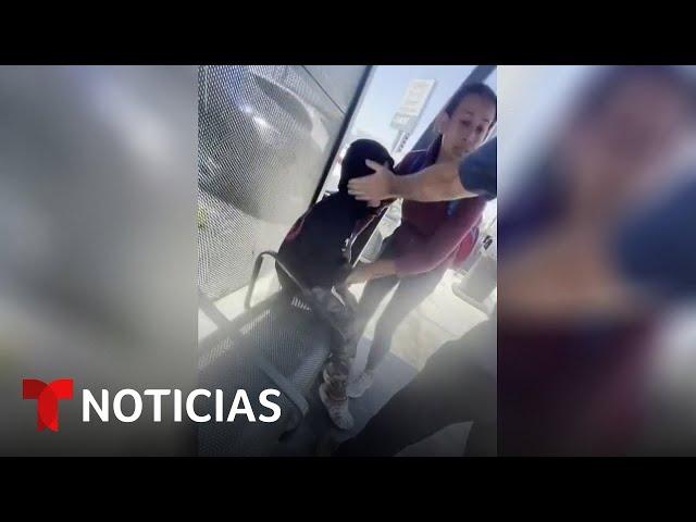 Un hombre abofetea a un niño hispano con autismo por tocar su auto | Noticias Telemundo