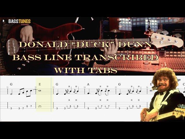 Otis Redding - (Sittin' on) the dock of the bay BASS COVER with Tabs and Sheet