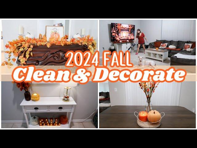 FALL DECORATE & CLEAN WITH ME 2024 