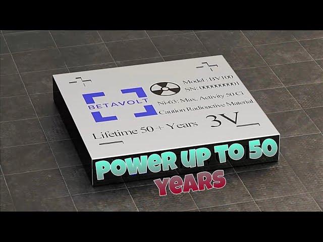 Nuclear battery produces power for 50 years without needing to charge