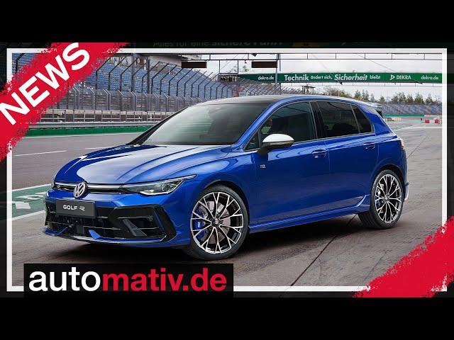 DCC Serie! VW Golf R und VW Golf R Variant (2024): 333 PS, neues Design, großes Display