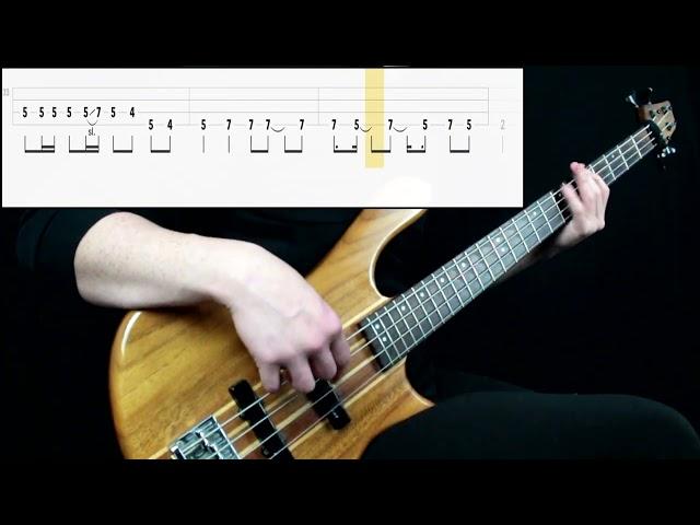 Metallica - Ride The Lightning (Bass Cover) (Play Along Tabs In Video)