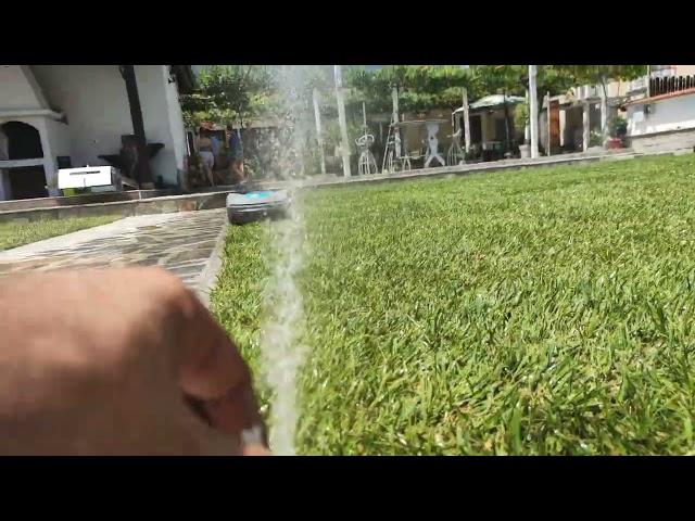 Gardena Sileno life and Hunter irrigation system