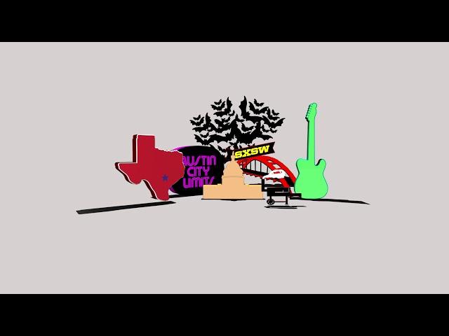 3D Animated Intro for Video Series, Discover Austin