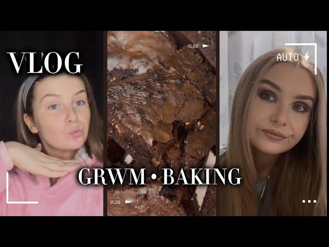 Vlog: Get Ready With Me | Best Brownies Recipe #vlog #grwm #baking