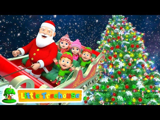 Jingle Bells | Christmas Songs | Nursery Rhymes Videos and Cartoons by Little Treehouse