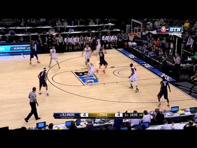 Maverick Morgan Dunk vs. Iowa