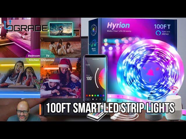 Hyrion 100ft Smart Led Strip Lights