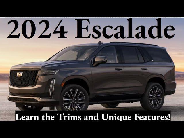 2024 Cadillac Escalade Trim Breakdown