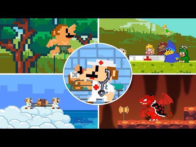 Mario Tarzan: The Fateful Fall and The Final Rescue Journey | 8 bit Cartoon Animation