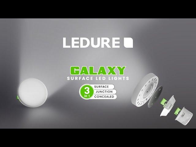 LEDURE GALAXY SURFACE SERIES | Elegant, Exquisite, and Efficient lighting