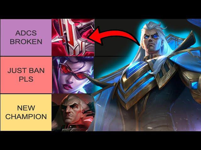 WILD RIFT TIER LIST 4.2 *UPDATED* - ADCS ARE BEYOND BROKEN NOW!!!