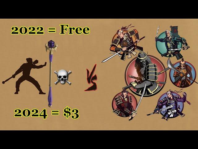 Shadow Fight 2 || ONLY Bane Spore vs SHOGUN Bodyguards 「iOS/Android Gameplay」