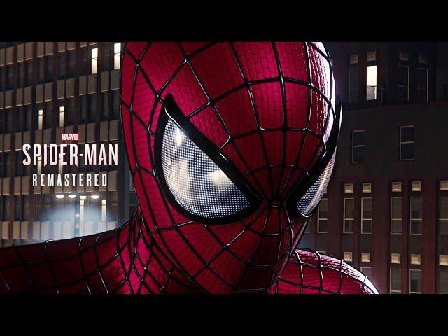 MARVEL'S SPIDER-MAN REMASTERED FULL GAME: THE AMAZING SPIDERMAN 2 SUIT+NEW ANIMATIONS+NEW NIGHT MENU