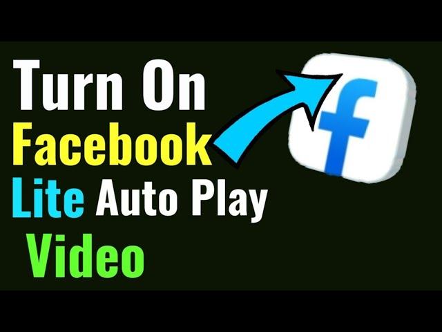 Facebook lite auto video play on kaise kare | how to turn on autoplay on Facebook lite |