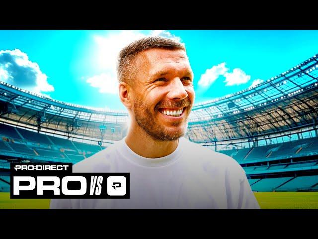 LUKAS PODOLSKI IS THE FUNNIEST FOOTBALLER  PRO vs PRO:DIRECT ft. YUNG FILLY & PODOLSKI ️