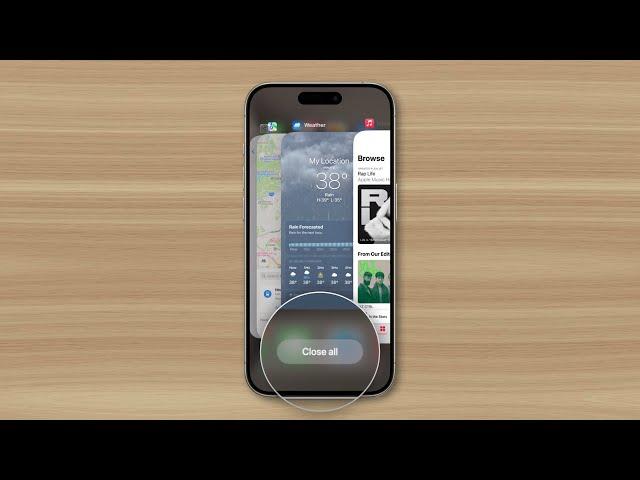 Why iPhones Don't Have A 'Close All Apps' Button