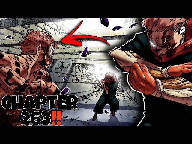 GRABE ANG LAKAS NI YUJI! SUKUNA UMIIWAS NA!THE FINAL ATTACK! | JUJUTSU KAISEN CHAPTER 263(TAGALOG)