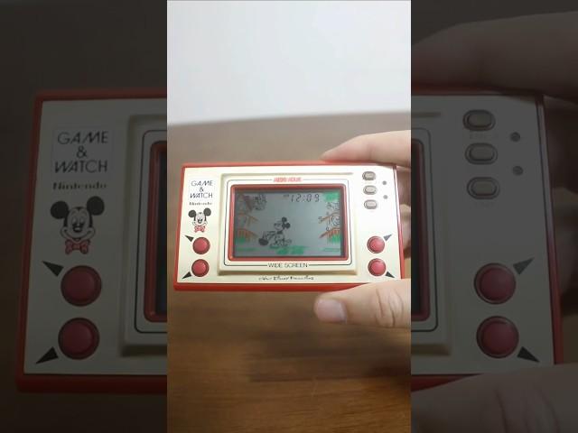 Nintendo Game & Watch - Mickey Mouse - Widescreen (1981) #gameandwatch #retrogaming #disney