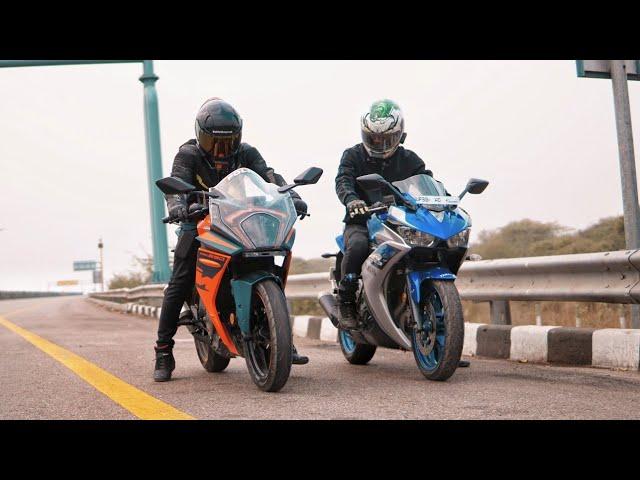 2023 KTM RC390 VS Yamaha R3 | Top End!